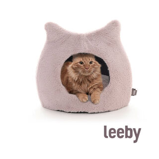 Leeby Igloo Anti Stress Rosa para gatos 